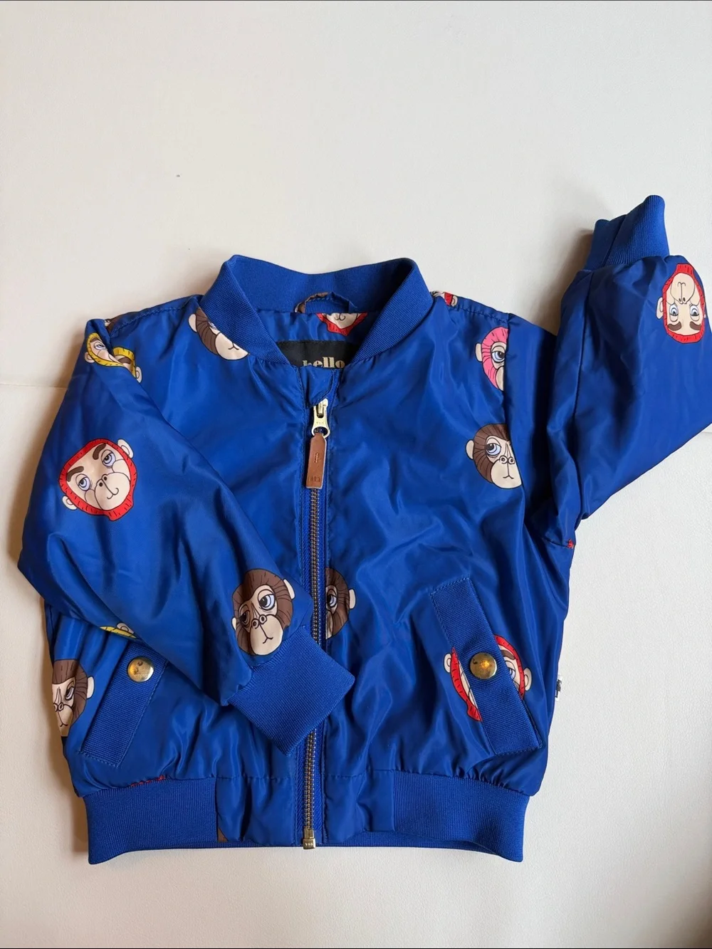 MINI RODINI MONKEY BASEBALL JACKET